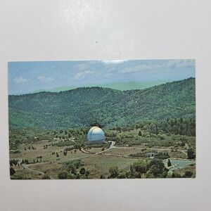 Vintage Palomar Observatory Postcard‎ Aerial View San Diego California 1975